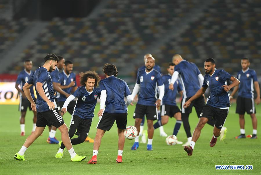 (SP)UAE-ABU DHABI-SOCCER-ASIAN CUP-UAE-NATIONAL TEAM-TRANING