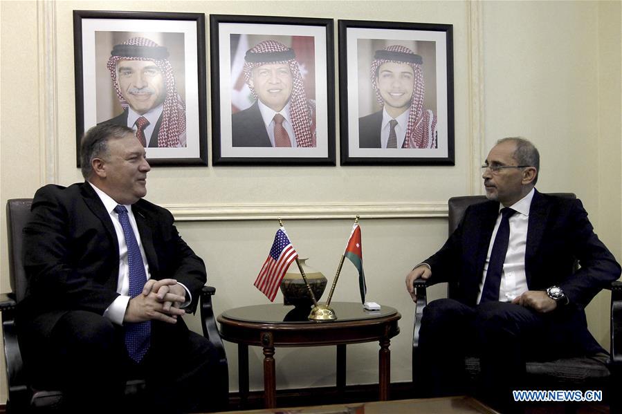 JORDAN-AMMAN-U.S.-SECRETARY OF STATE-MIKE POMPEO-VISIT