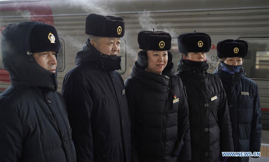 CHINA-INNER MONGOLIA-MANZHOULI-TRAIN CONDUCTORS(CN)