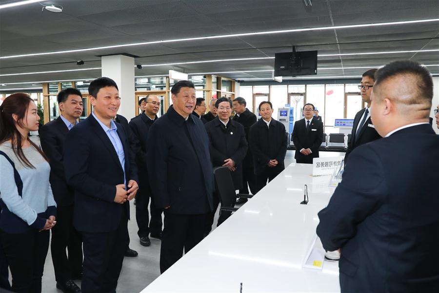 CHINA-HEBEI-XIONGAN-XI JINPING-INSPECTION (CN)