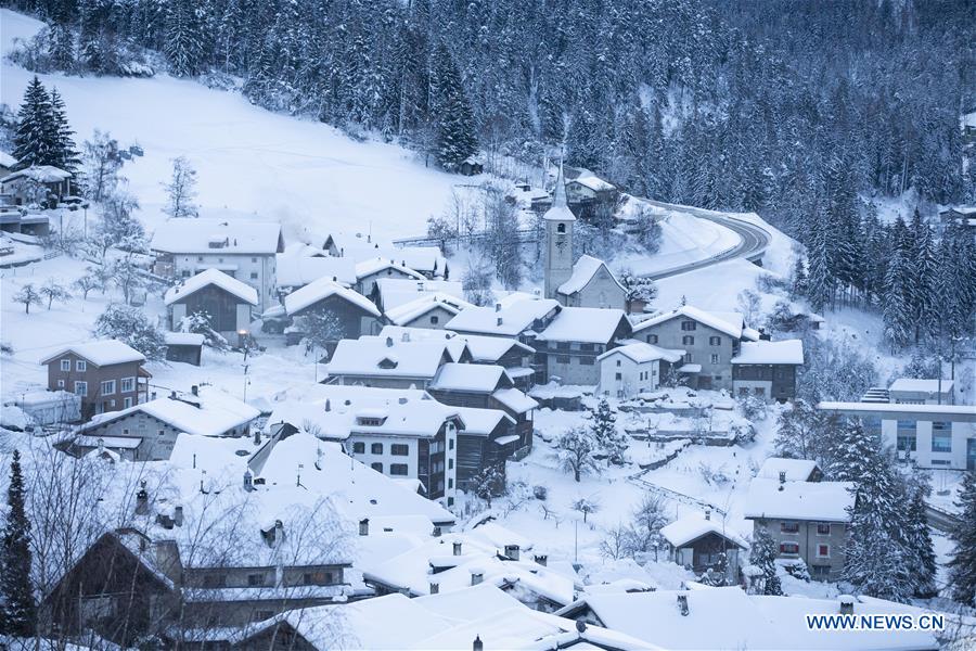 SWITZERLAND-DAVOS-WEF-VILLAGE