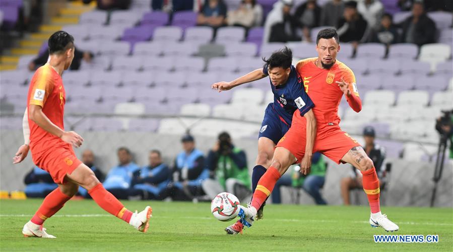 (SP)UAE-AL AIN-SOCCER-AFC ASIAN CUP 2019-CHN VS THA