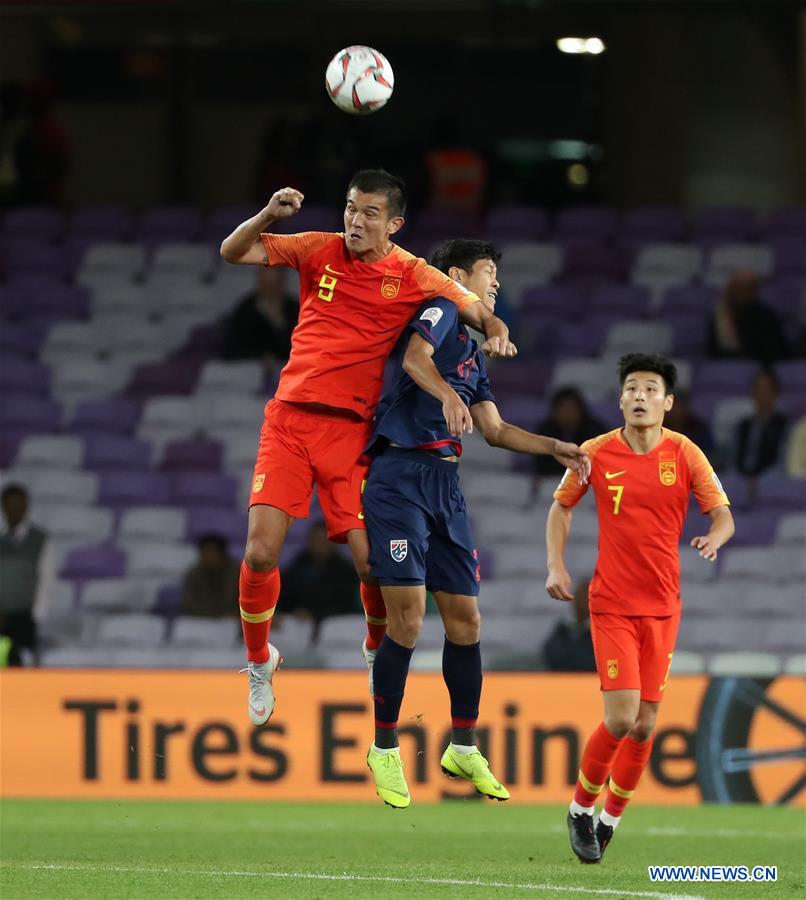 (SP)UAE-AL AIN-SOCCER-AFC ASIAN CUP 2019-CHN VS THA