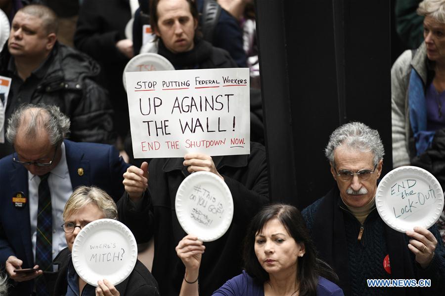 U.S.-WASHINGTON D.C.-PARTIAL GOVERNMENT SHUTDOWN-PROTEST