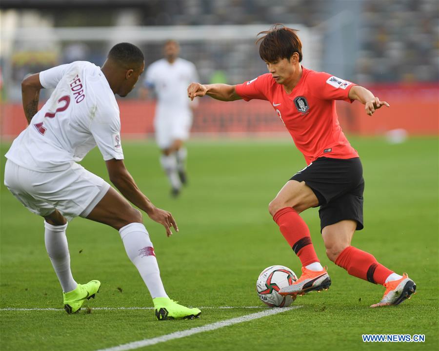 (SP)UAE-ABU DHABI-SOCCER-AFC ASIAN CUP 2019-QUARTERFINAL-KOR VS QAT