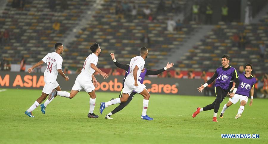 (SP)UAE-ABU DHABI-SOCCER-AFC ASIAN CUP 2019-QUARTERFINAL-KOR VS QAT