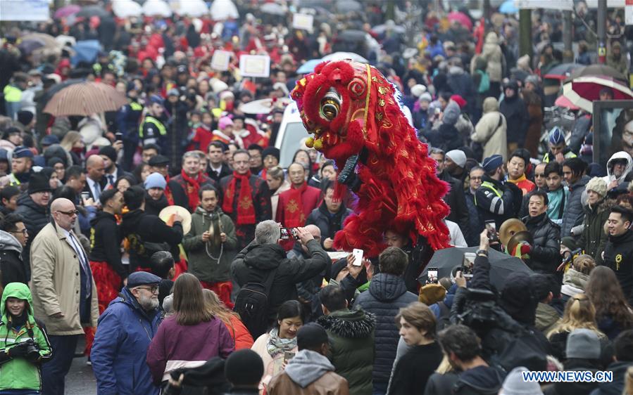 BELGIUM-ANTWERP-CHINESE LUNAR NEW YEAR-PARADE