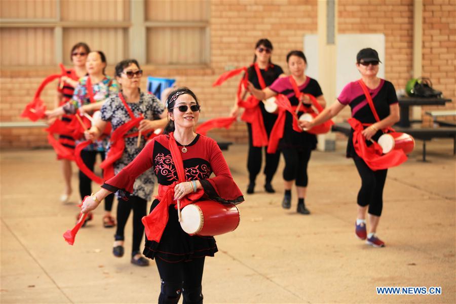 AUSTRALIA-CHINESE-WAIST DRUM DANCE