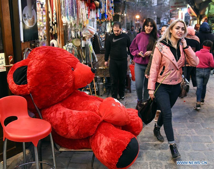 SYRIA-DAMASCUS-VALENTINE'S DAY