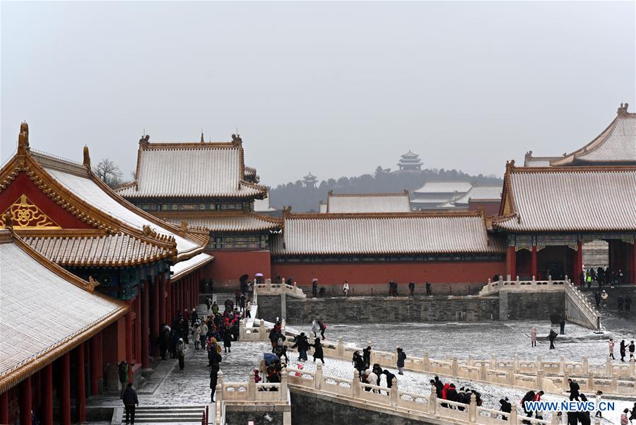 (InPalaceMuseum)CHINA-BEIJING-PALACE MUSEUM-SNOW (CN)