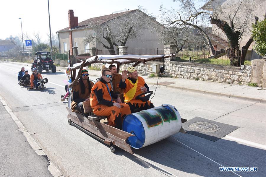 CROATIA-PULA-CARNIVAL-BALINJERADA RACE