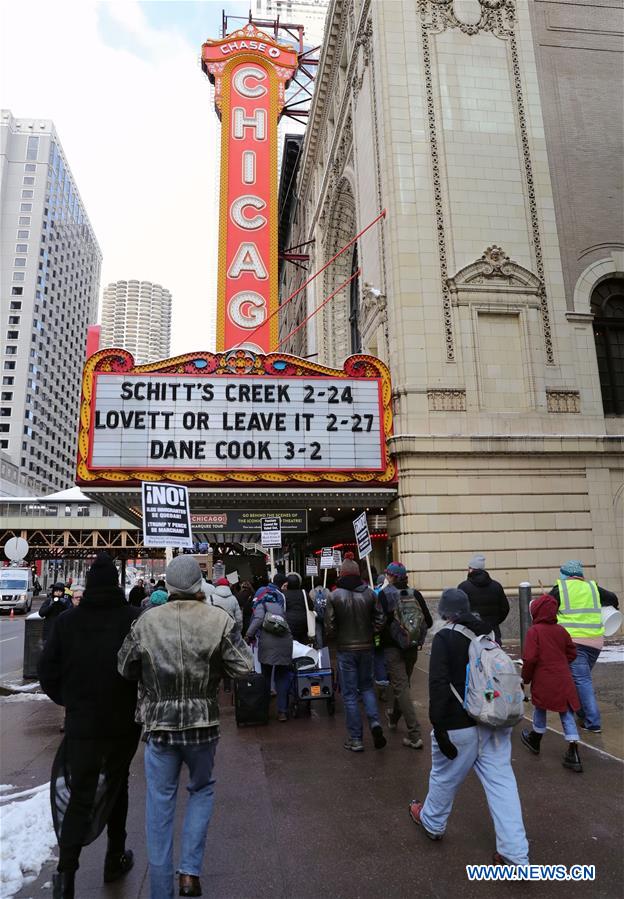 U.S.-CHICAGO-TRUMP-NATIONAL EMERGENCY DECLARATION-PROTEST