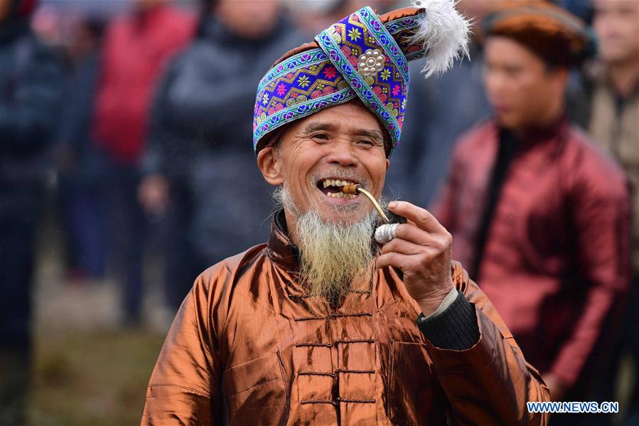 CHINA-GUANGXI-RONGSHUI-TRADITION-"POHUI" FESTIVAL(CN)