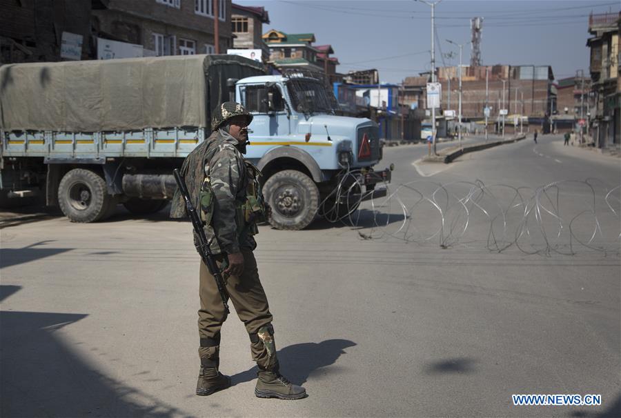 KASHMIR-SRINAGAR-SECURITY LOCKDOWN