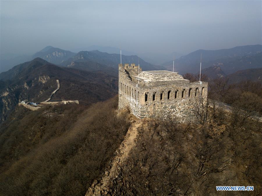 CHINA-BEIJING-GREAT WALL-JIUYANLOU-AERIAL VIEW (CN)