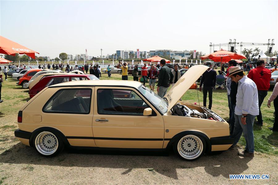 EGYPT-CAIRO-VINTAGE CAR-EXHIBITION