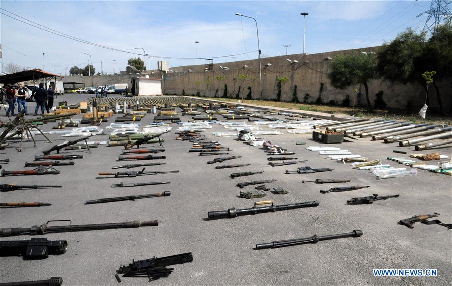 SYRIA-DAMASCUS-CONFISCATED-WEAPONRY