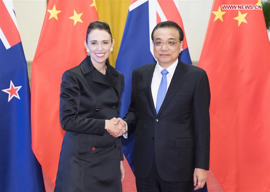 CHINA-BEIJING-LI KEQIANG-NEW ZEALAND-PM-TALKS (CN)