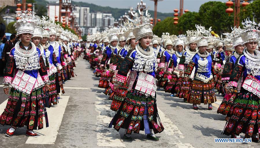 CHINA-GUIZHOU-MIAO ETHNIC GROUP-SISTERS FESTIVAL (CN)