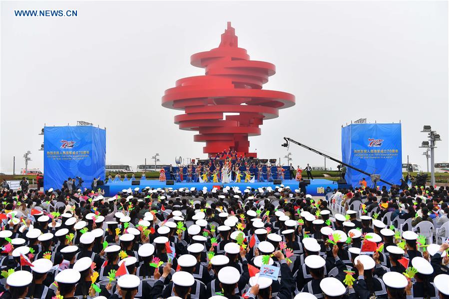 CHINA-SHANDONG-QINGDAO-MILITARY MUSIC DISPLAY (CN)