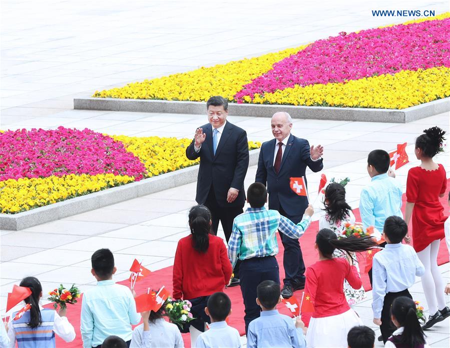 CHINA-BEIJING-XI JINPING-SWITZERLAND-TALKS (CN)