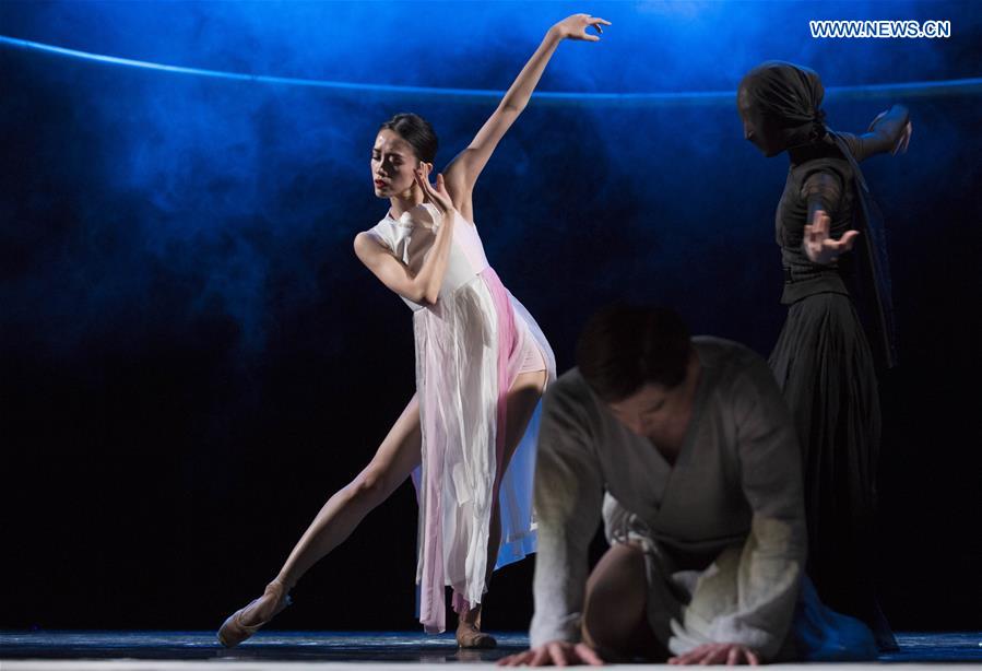 LATVIA-RIGA-CHINA-BALLET-PERFORMANCE-TANG YIN