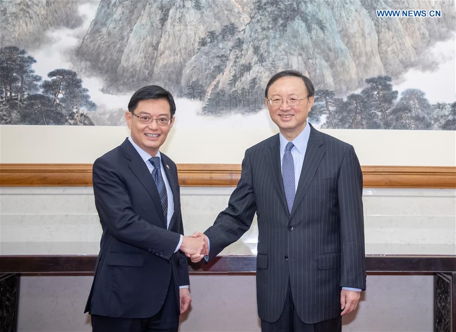 CHINA-BEIJING-YANG JIECHI-SINGAPORE-HENG SWEE KEAT-MEETING (CN)