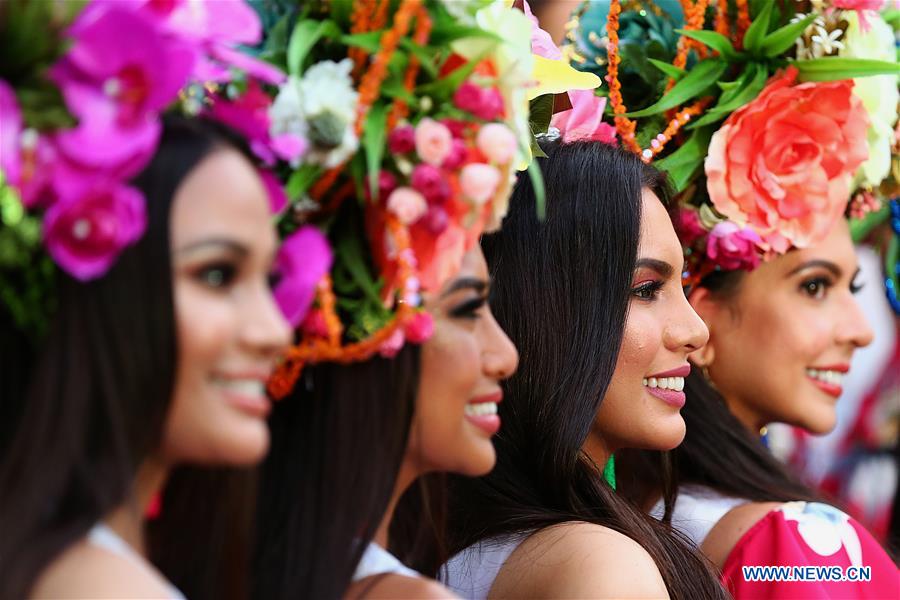 PHILIPPINES-QUEZON CITY-BEAUTY CONTEST-PARADE