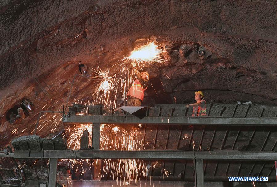 CHINA-YUNNAN-RAILWAY TUNNEL-CONSTRUCTION (CN)