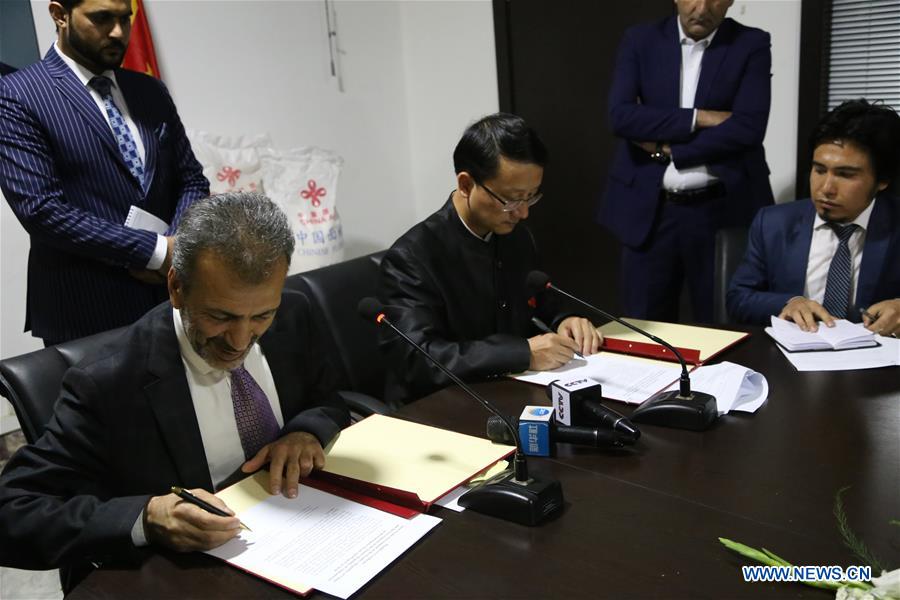 AFGHANISTAN-KABUL-CHINA-EMERGENCY FOOD ASSISTANCE-HANDOVER