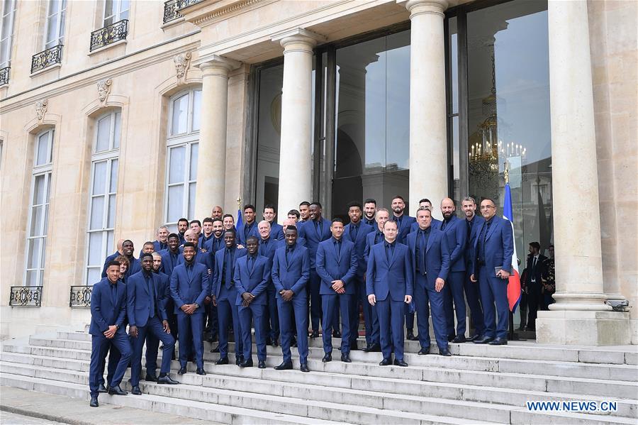 (SP)FRANCE-PARIS-FRENCH SOCCER TEAM