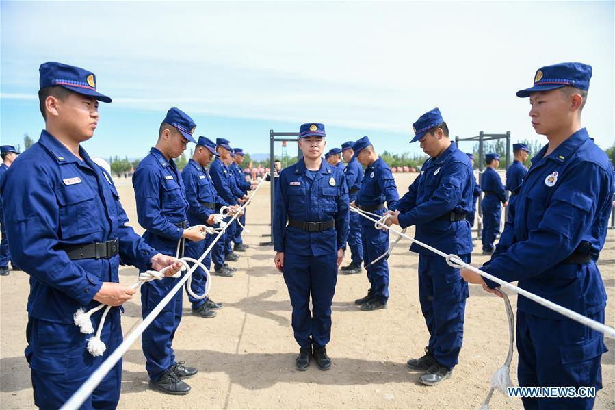 CHINA-HOHHOT-FIREMAN-TRAINING (CN)