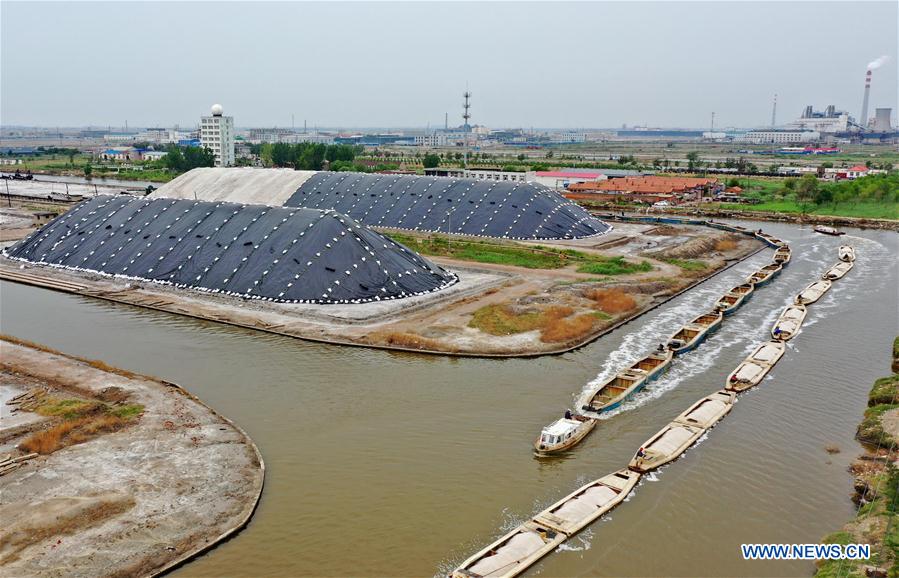 CHINA-HEBEI-CAOFEIDIAN-SEA SALT-HARVEST (CN)