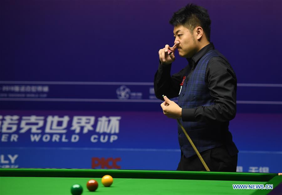 (SP)CHINA-JIANGSU-WUXI-SNOOKER WORLD CUP(CN)