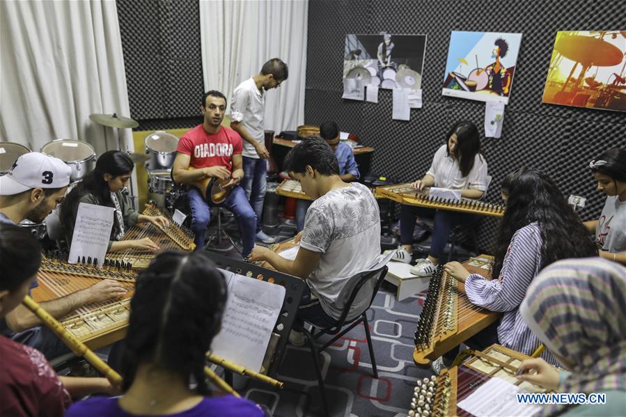 MIDEAST-GAZA-MUSIC-CONSERVATORY