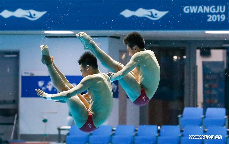 (SP)SOUTH KOREA-GWANGJU-FINA WORLD CHAMPIONSHIPS-MEN'S 10M SYNCHRO PLATFORM FINAL