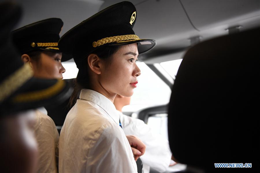 CHINA-SHAANXI-FEMALE BULLET TRAIN DRIVERS (CN)