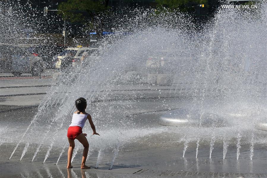 GERMANY-MUNICH-HEATWAVE