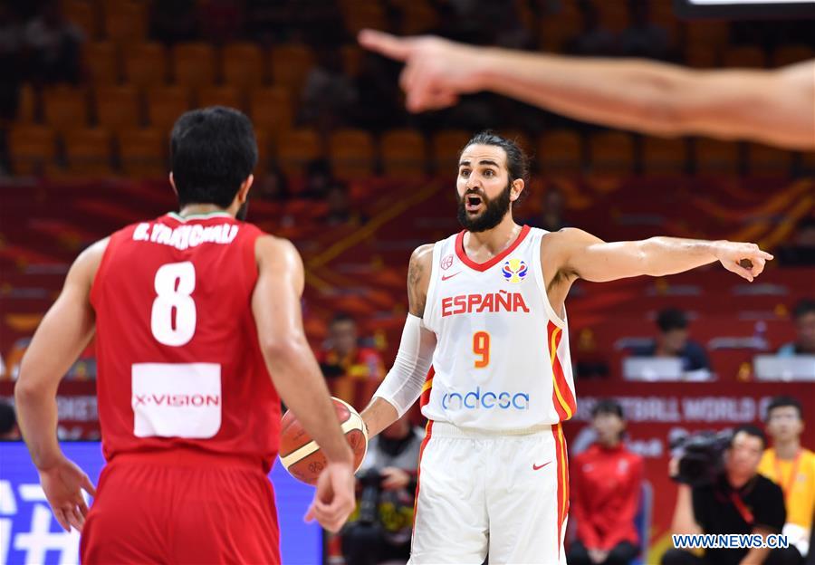 (SP)CHINA-GUANGZHOU-BASKETBALL-FIBA WORLD CUP-GROUP C-ESP VS IRI(CN)