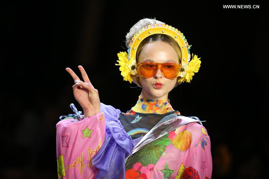 U.S.-NEW YORK-FASHION WEEK-CHINESE BRAND-LEAF XIA