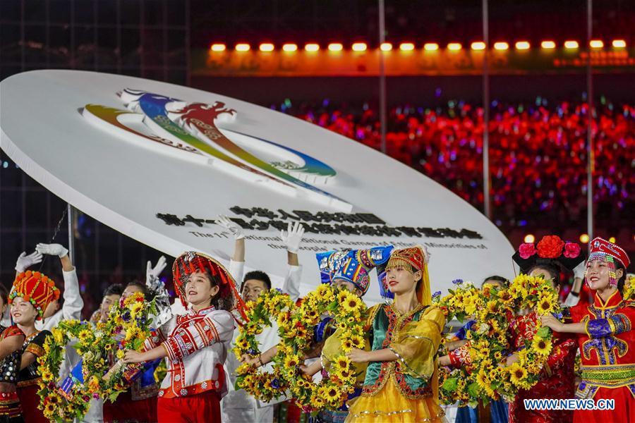 (SP)CHINA-ZHENGZHOU-NATIONAL TRADITIONAL GAMES OF ETHNIC MINORITIES-OPENING CEREMONY (CN)