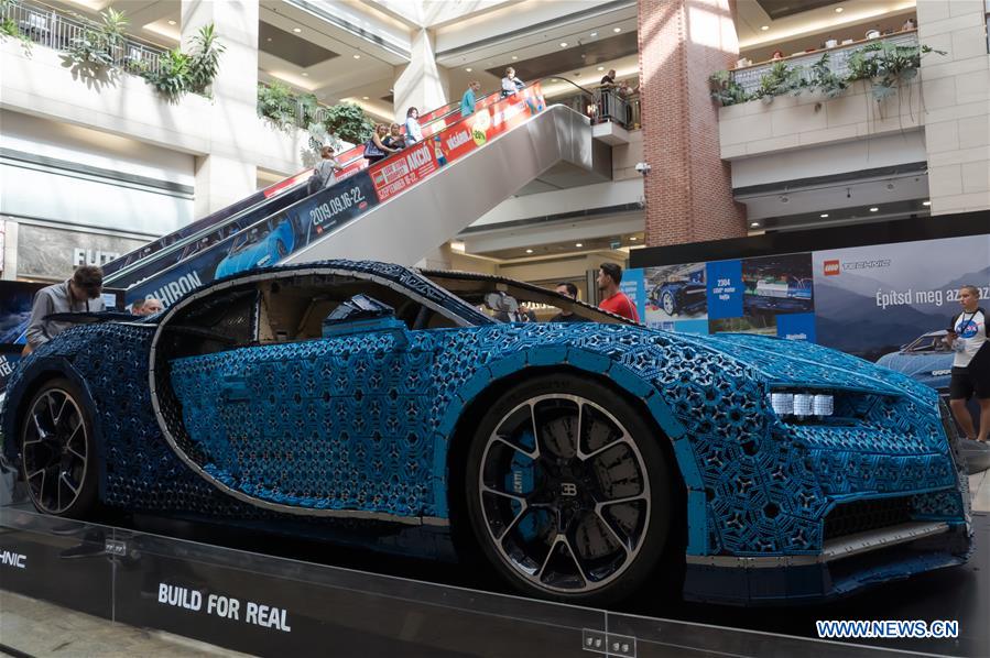 HUNGARY-BUDAPEST-LEGO BUGATTI