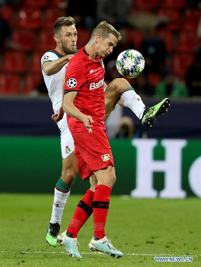 (SP)GERMANY-LEVERKUSEN-SOCCER-UEFA-CHAMPIONS LEAGUE-LEVERKUSEN VS MOSCOW