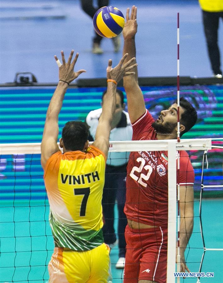 (SP)IRAN-TEHRAN-ASIAN MEN'S VOLLEYBALL CHAMPIONSHIP-IRAN VS INDIA