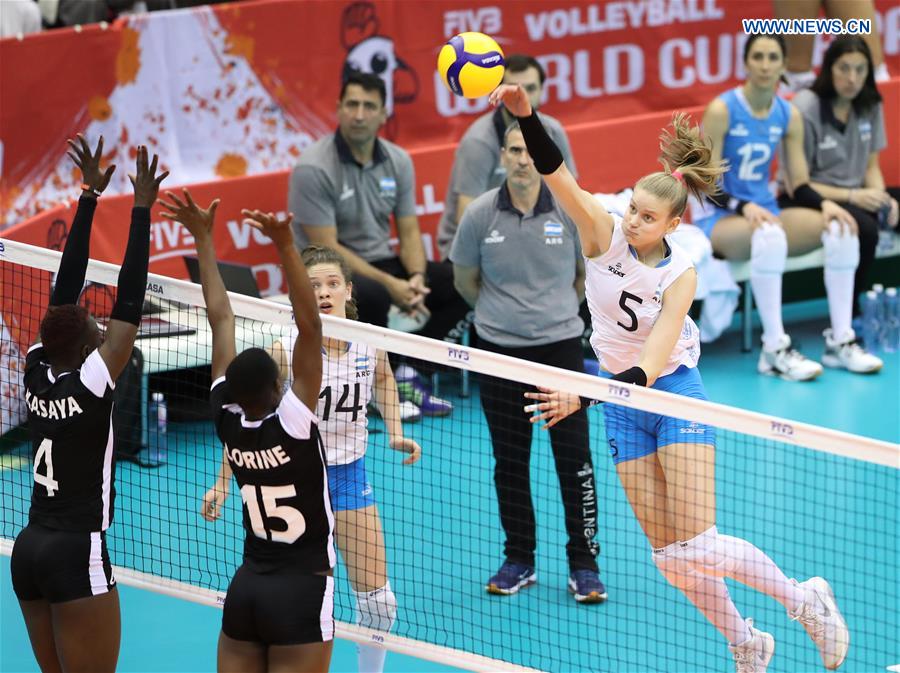 (SP)JAPAN-HAMAMATSU-VOLLEYBALL-WOMEN'S WORLD CUP-KENYA VS ARGENTINA