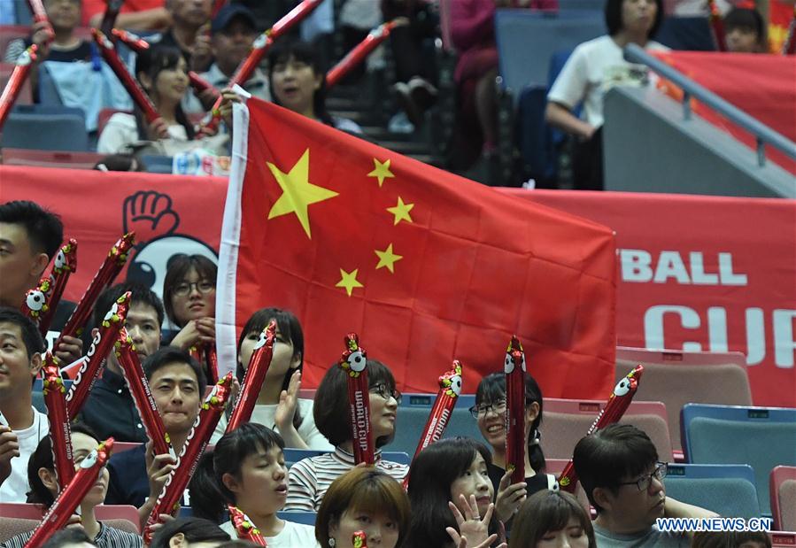 (SP)JAPAN-OSAKA-VOLLEYBALL-WOMEN'S WORLD CUP-CHN VS SRB