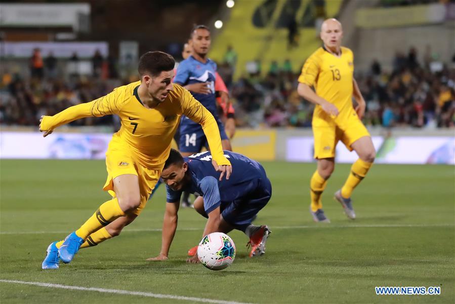 (SP)AUSTRALIA-CANBERRA-SOCCER-2022 FIFA WORLD CUP QUALIFIER-AUS VS NPL