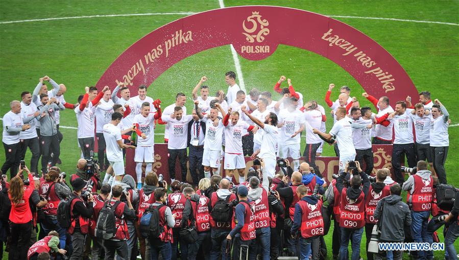 (SP)POLAND-WARSAW-SOCCER-EURO 2020 QUALIFIER-POLAND VS NORTH MACEDONIA