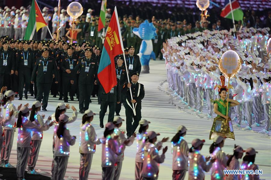 (SP)CHINA-WUHAN-7TH MILITARY WORLD GAMES-OPENING CEREMONY