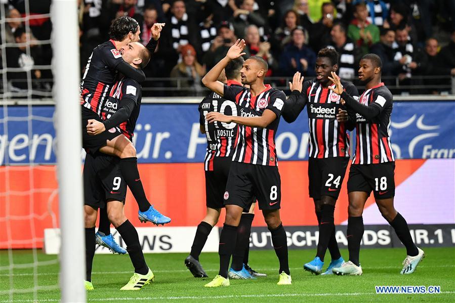 (SP)GERMANY-FRANKFURT-SOCCER-BUNDESLIGA-FRANKFURT VS LEVERKUSEN